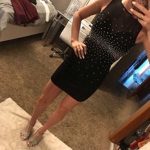 Body con homecoming dress.